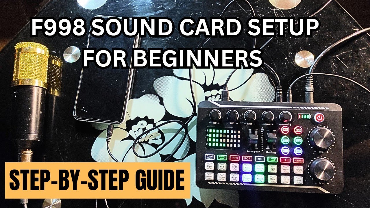 F998 Sound Card Setup for Beginners: Step-by-Step Guide