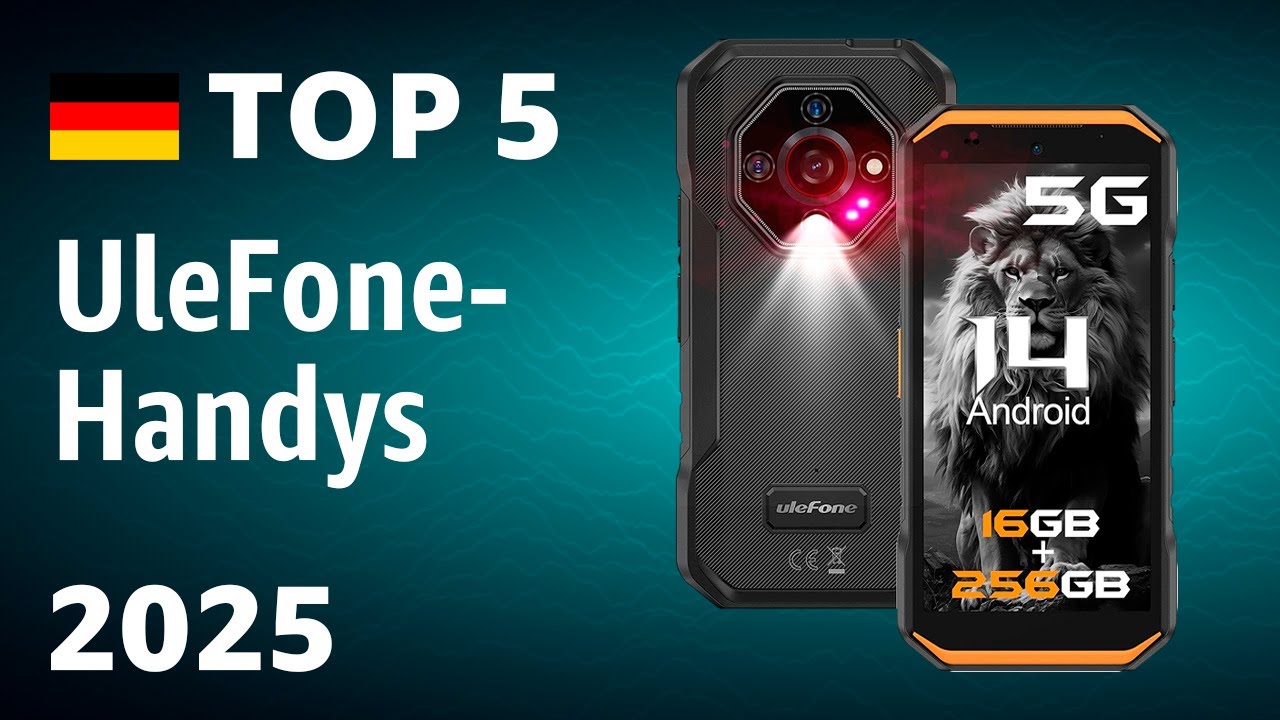 TOP-5: Die besten UleFone-Handys – Test 2025!