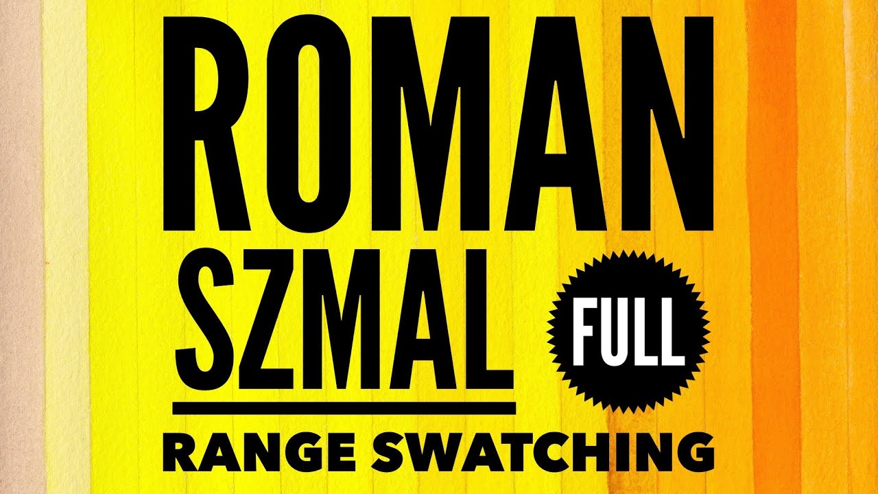 Roman Szmal swatching full range | Yellows ~ Yellow-Oranges