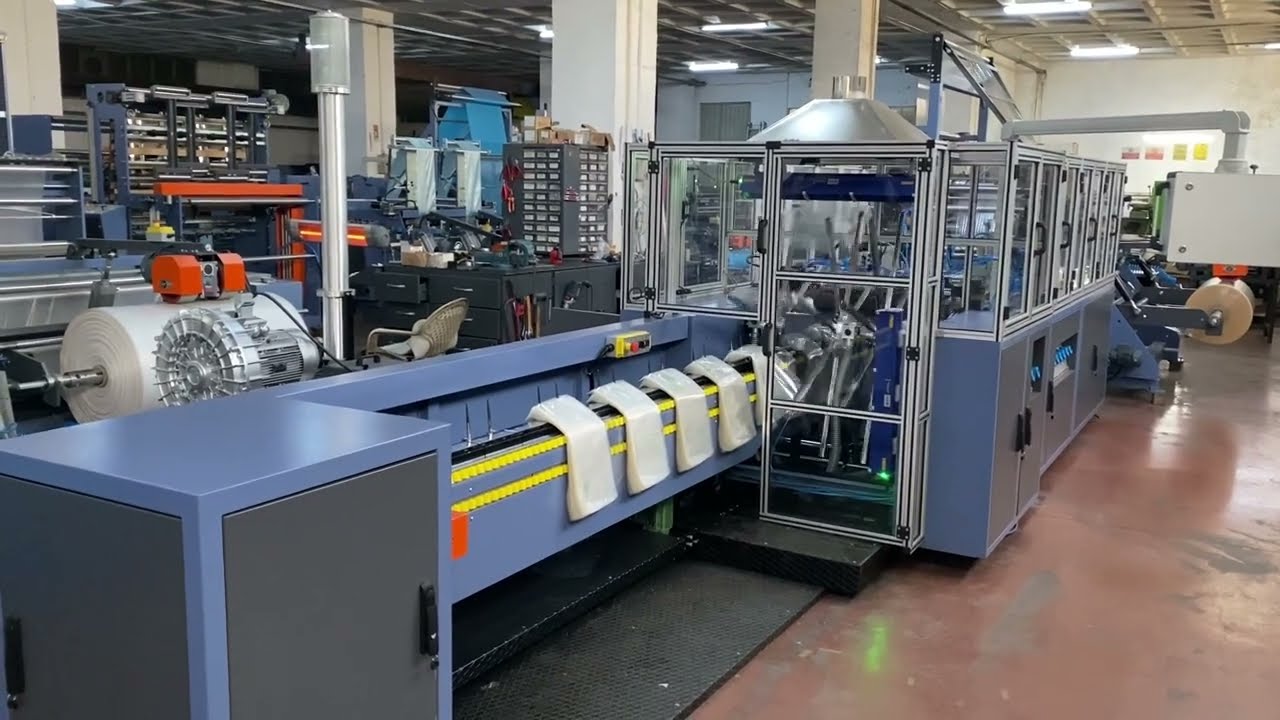 ÖZM 700 WICKET (Ekmek Poşeti) WICKET POŞET MAKİNASI - WICKET BAG MAKING MACHINE (Bread Bag)