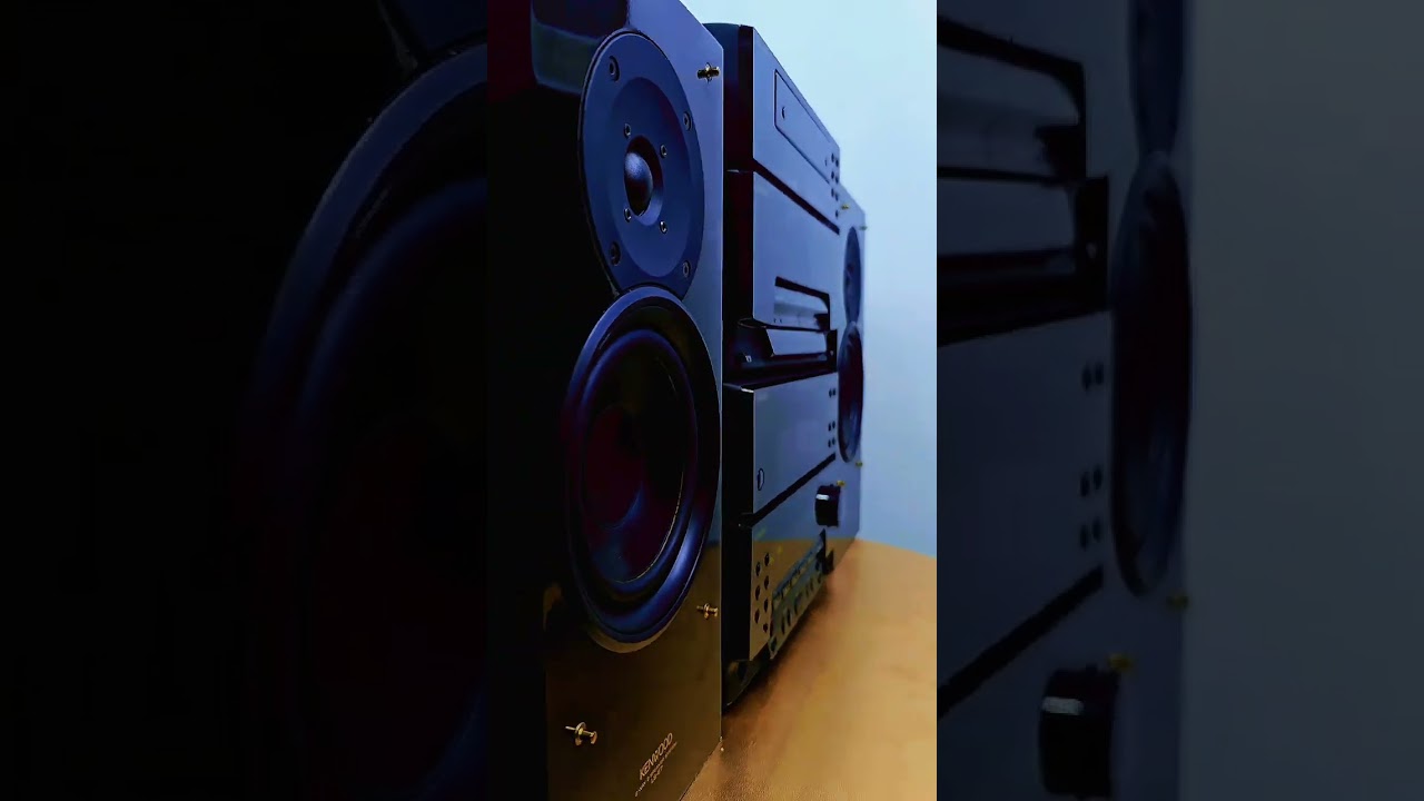 Hifi audio kenwood pro full bass carbon made in japan 