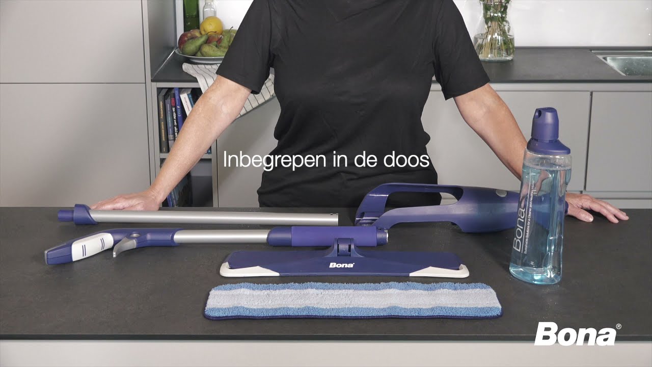 Bona Premium Spray Mop Houten Vloeren = MONTAGE