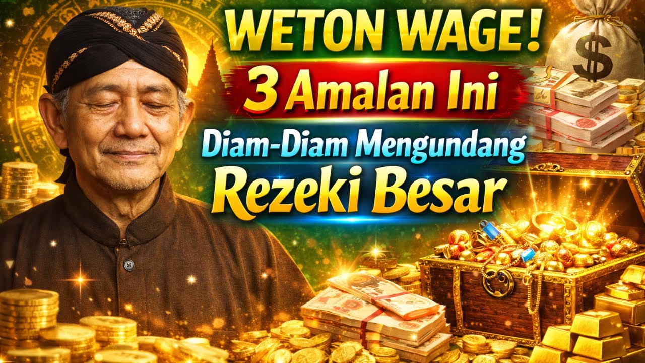 WETON WAGE!! 3 AMALAN INI MENGUNDANG REZEKI BESAR!!