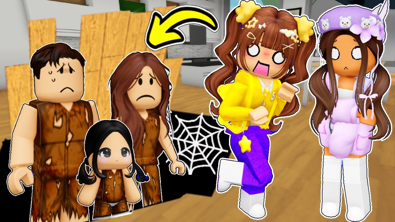There's a HOMELESS FAMILY Living UNDER My HOUSE!! (Brookhaven RP)