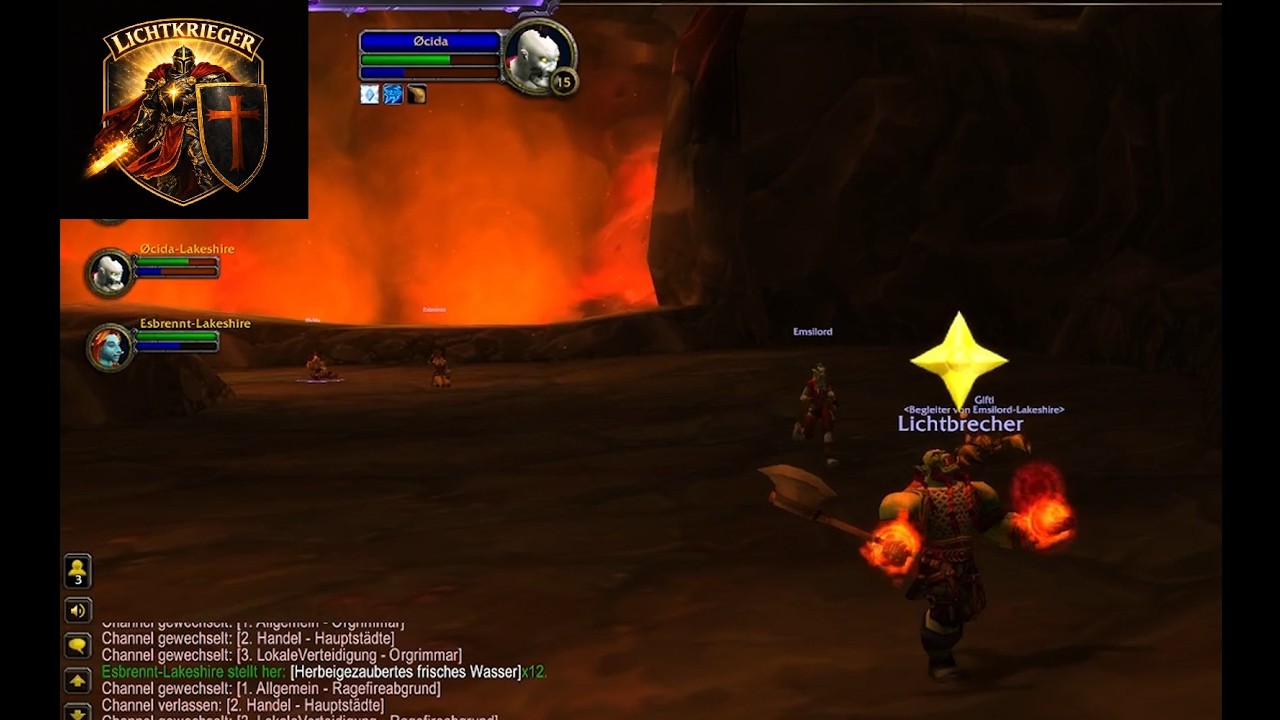 WOW classic normal Krieger im Ragefireabgrund