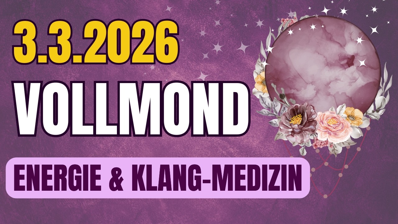Vollmond 3.3.2026 - Wurmmond, Blutmond I Energie & Frequenzcode