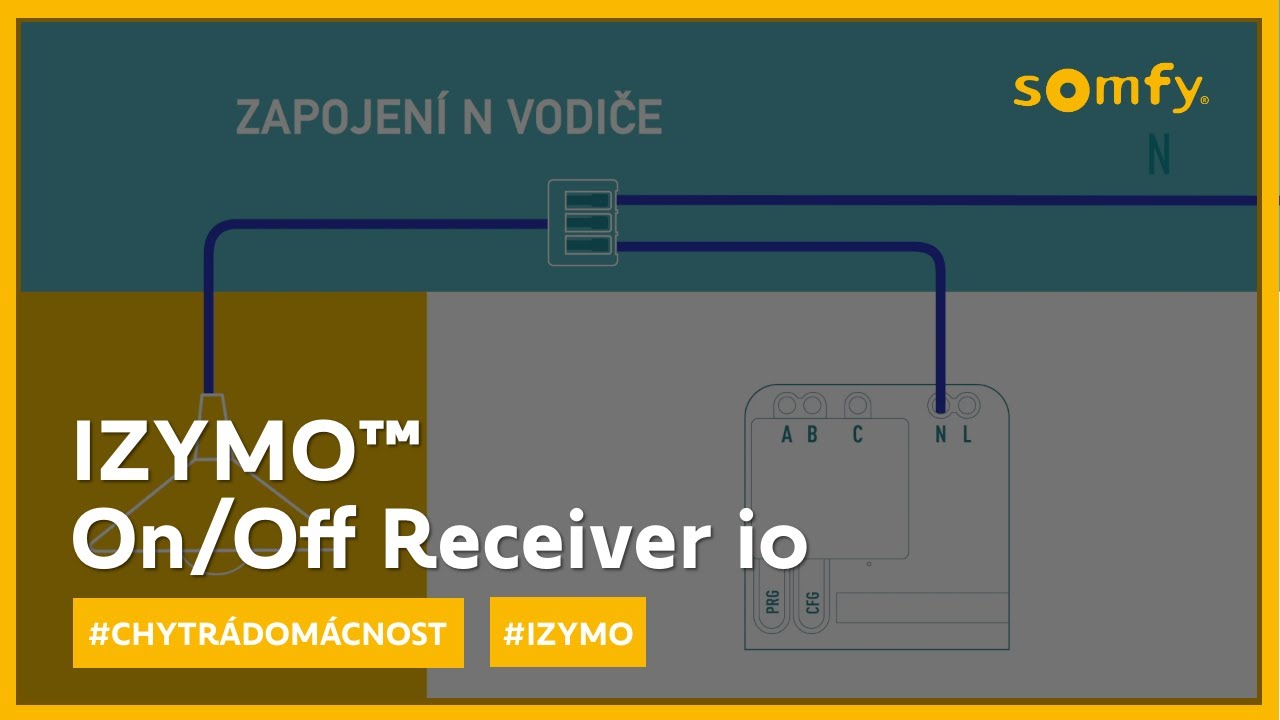 IZYMO™ On/Off Receiver io | Vylepšete ovládání svého osvětlení | Somfy