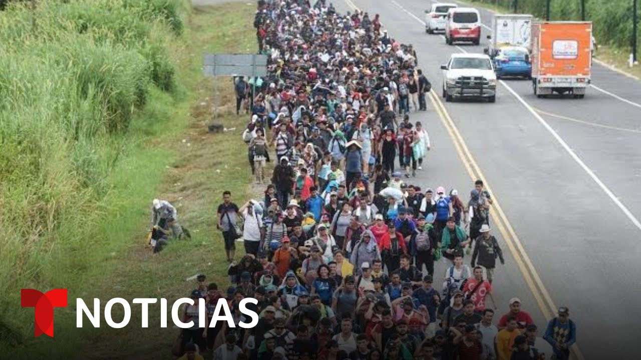 Día del Migrante en México toma a mucha gente intentando llegar a la frontera | Noticias Telemundo