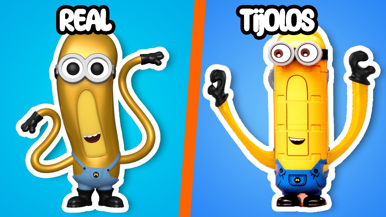 Eu recriei os Minions em LEGO | DESPICABLE ME 4 Feito de Blocos