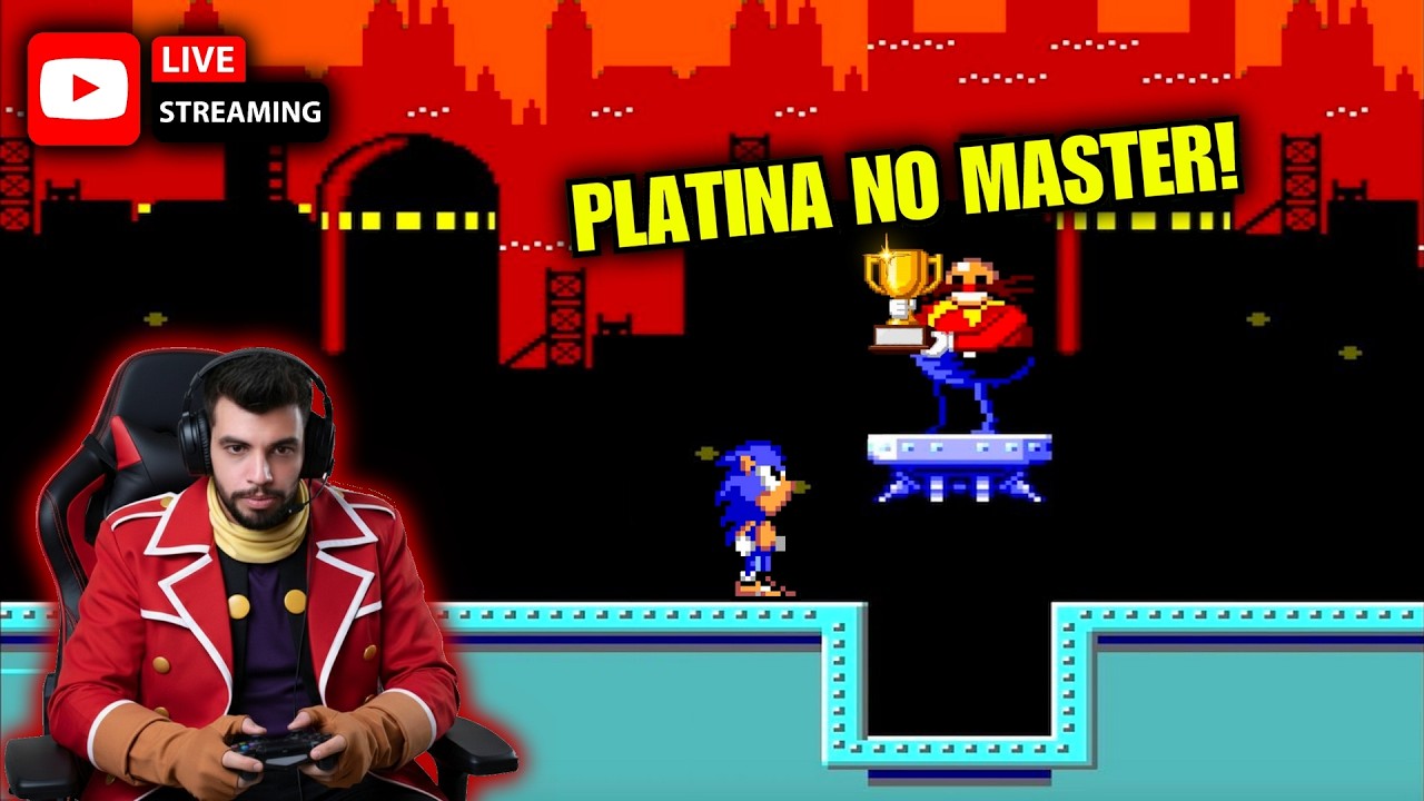 100% HARDCORE! 🦔 Platinando Sonic The Hedgehog (Master System) no RetroAchievements 🏆