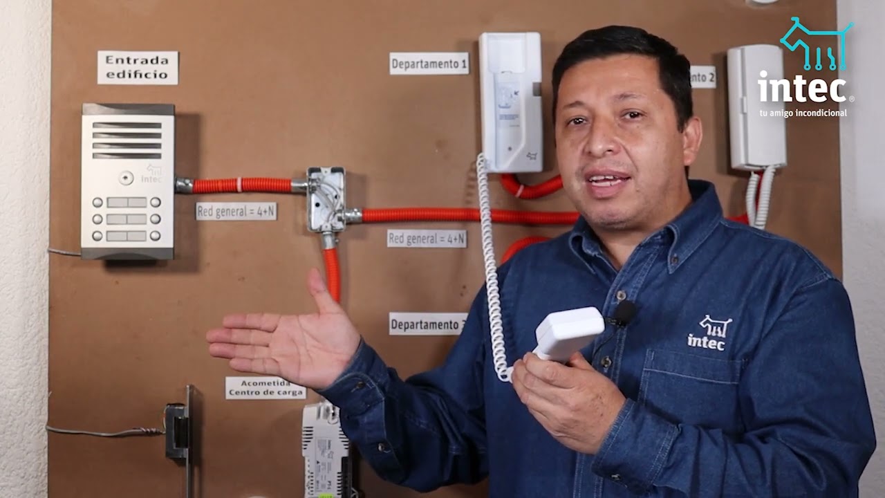 M6v12 Interfón edificio funcionamiento del sistema