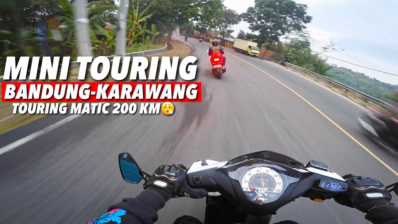 MINI TOURING PAKAI BEAT KARBU🔥- TOURING  BANDUNG - KARAWANG 200 KM😮‍💨 | MATIC TOURING‼️