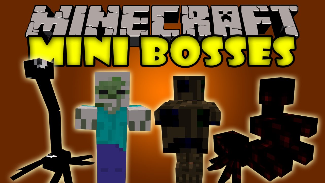 MINI BOSSES MOD - Nuevos Bosses, Mas Dificultad - Minecraft mod 1.7.2 y 1.7.10 Review ESPAÑOL