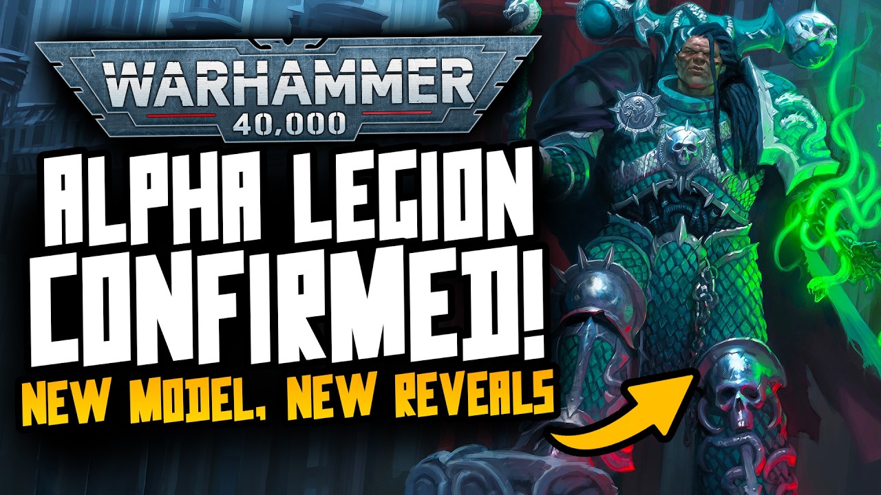NEW ALPHA LEGION MODEL CONFIRMED! Chem Dogs Kill Team coming?!!!
