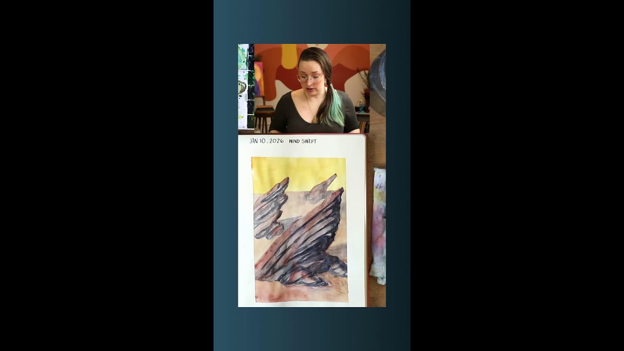 Sketch Session Day #252 | Wind Swept  📱