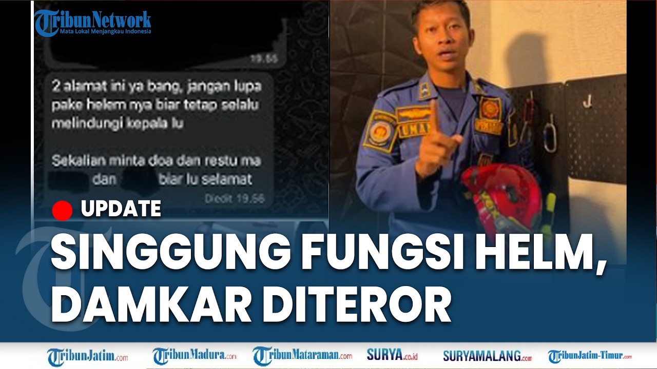 🔴DAMKAR DITEROR ORANG TAK DIKENAL SEUSAI SENTIL BRIMOB Pukul Remaja Pakai Helm, Jelaskan Fungsi
