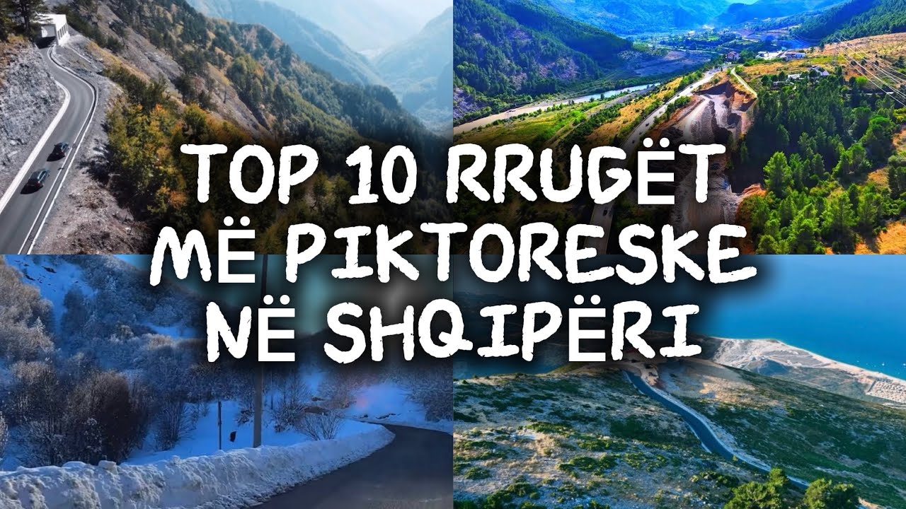TOP 10 RRUGËT MË PIKTORESKE NË SHQIPËRI (top10 most scenic Albanian roads) #travel #explore #albania
