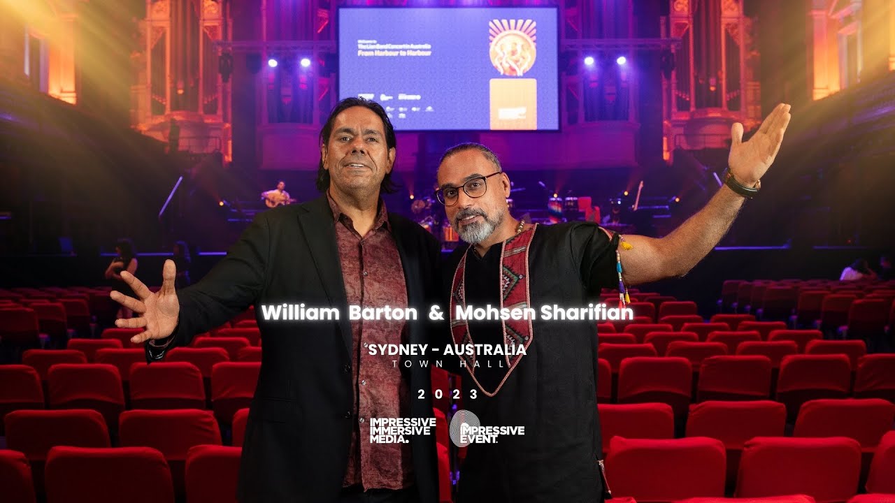 Sydney Town Hall 2023-Mohsen Sharifian & William Barton  محسن شریفیان و ویلیام بارتون استرالیا ۲۰۲۳