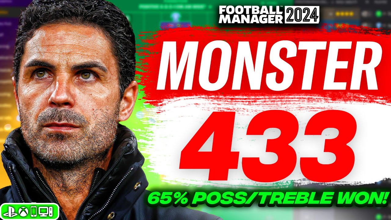 Мой MONSTER 433 Tiki Taka Machine FM24 Tactic выигрывает тройной приз!