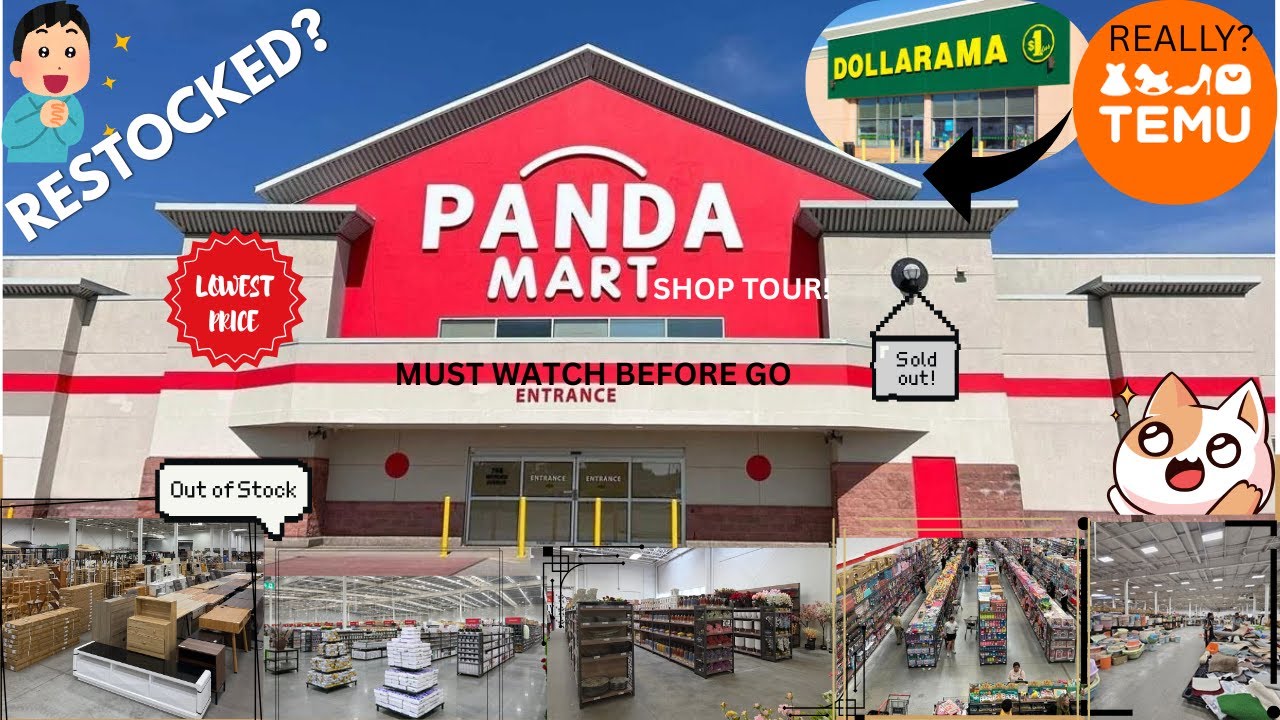 PANDAMART😱Cheapest store#canada really big?Restocked?All under1roofAffordable,Big dollerama,Temu#Gta