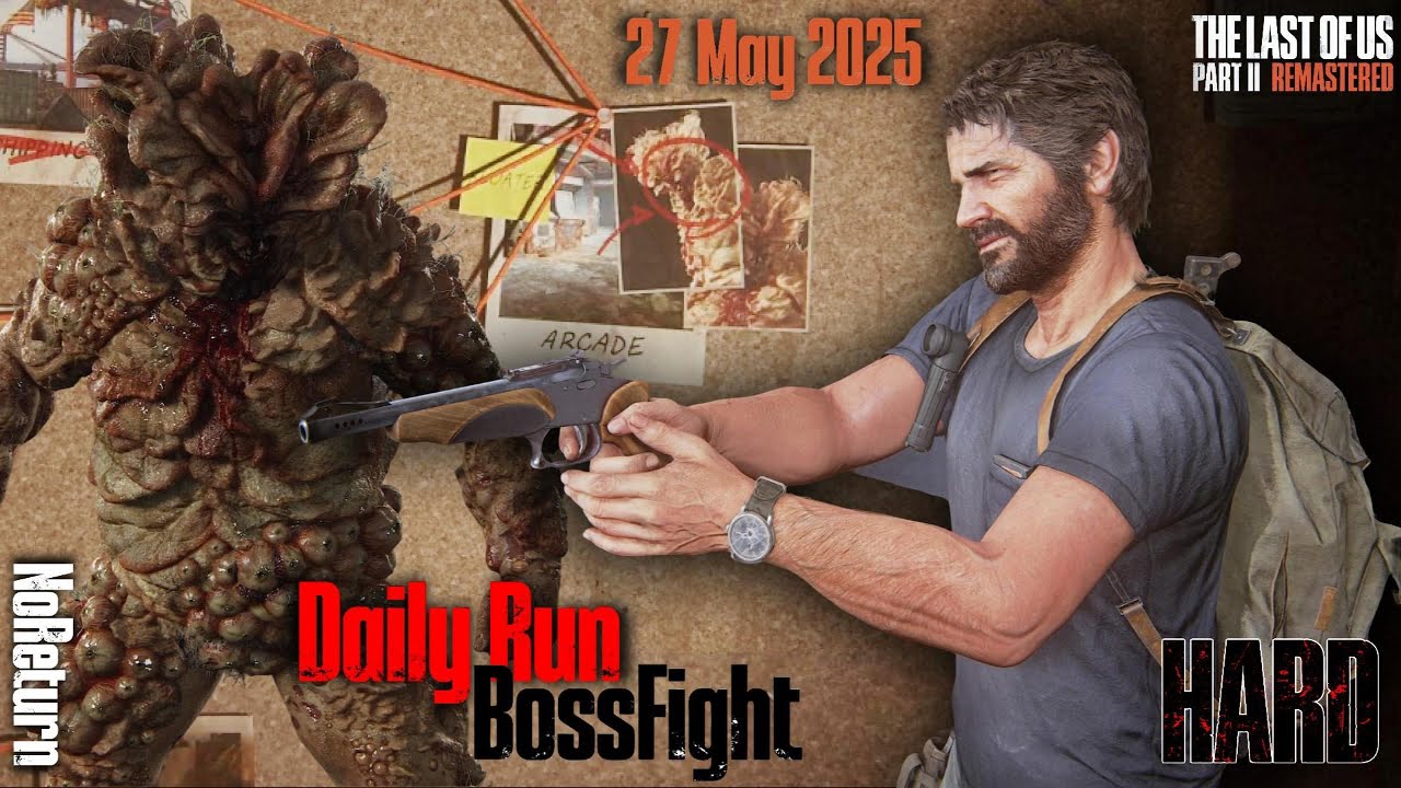 Joel vs Arcade Bloater & Horde | Boss Fight | No Return | Daily Run | Top 30% | 4K 60FPS