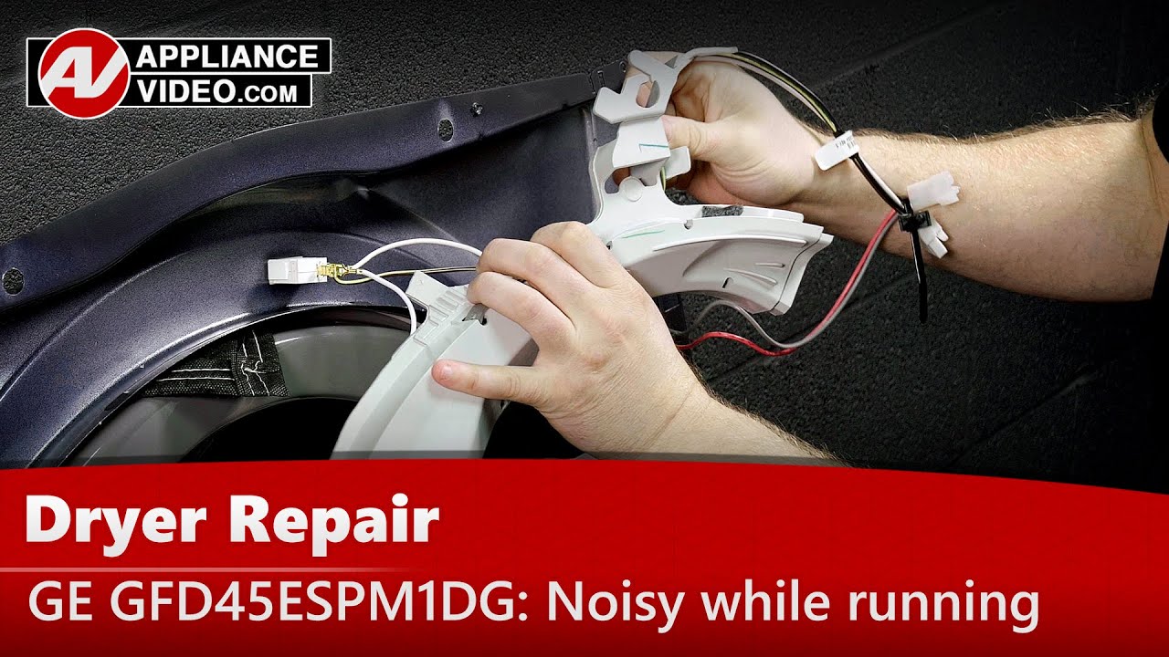 GE Dryer Repair - Noisy While Running - Top Bearing Assembly