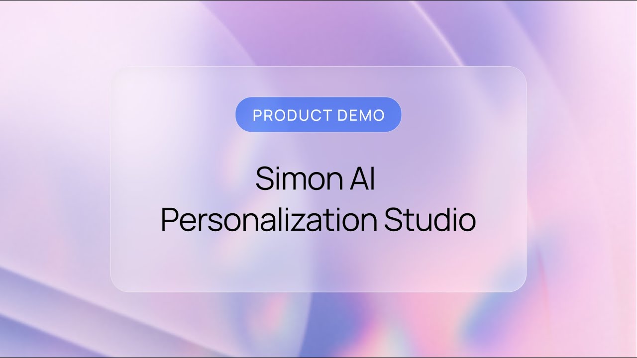Simon AI Personalization Studio Demo | Real-time signals to campaigns