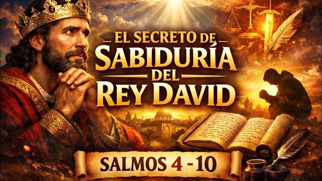 El Secreto de Sabiduría del Rey David | Salmos 4–10 Revelan Algo que Cambiará tu Vida. 