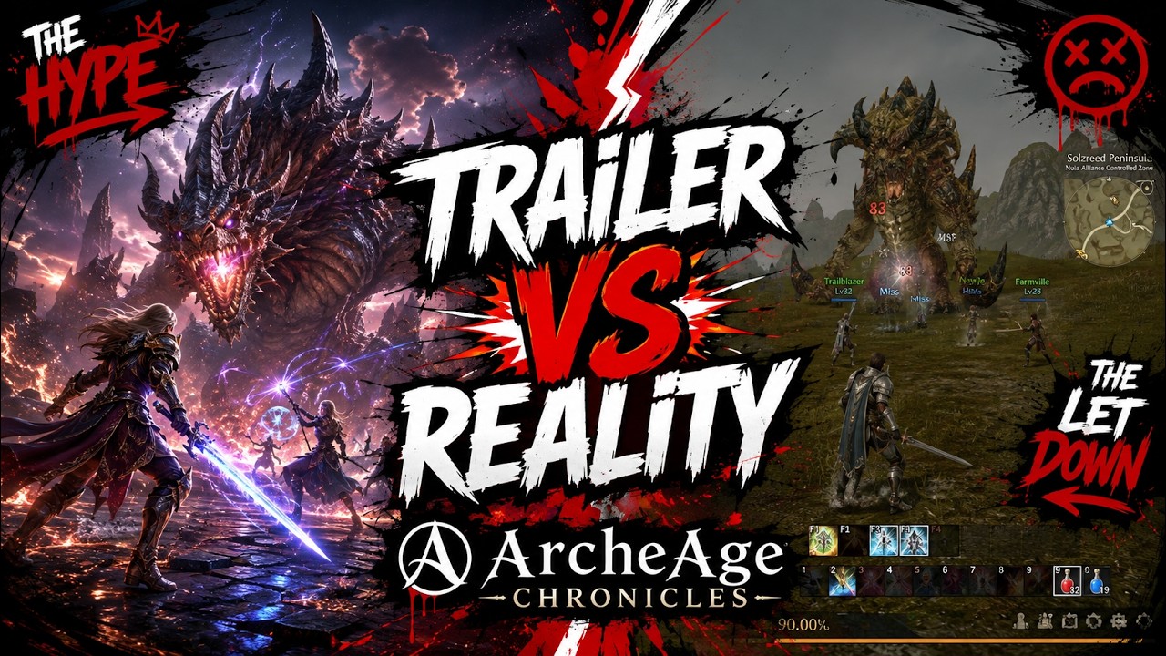 ArcheAge Chronicles Gameplay Looks NOTHING Like the Trailers