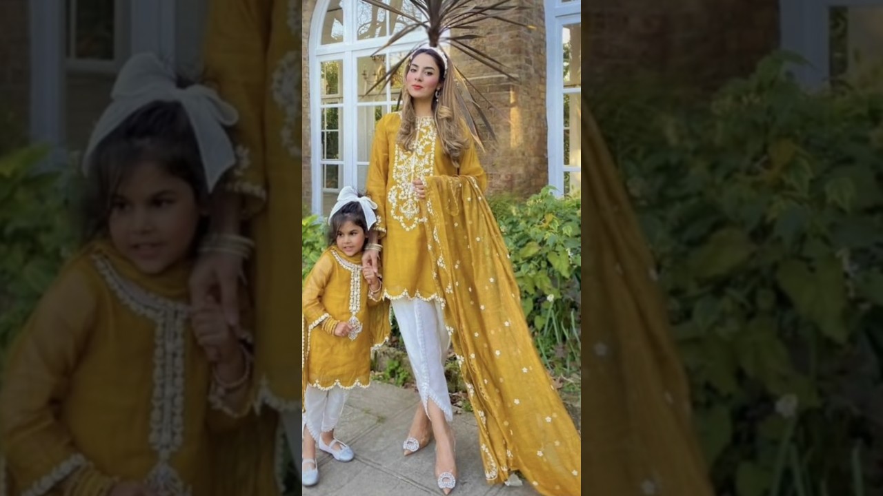 mother daughter twinning // mother daughter dresses idea // latest trends // designer collection