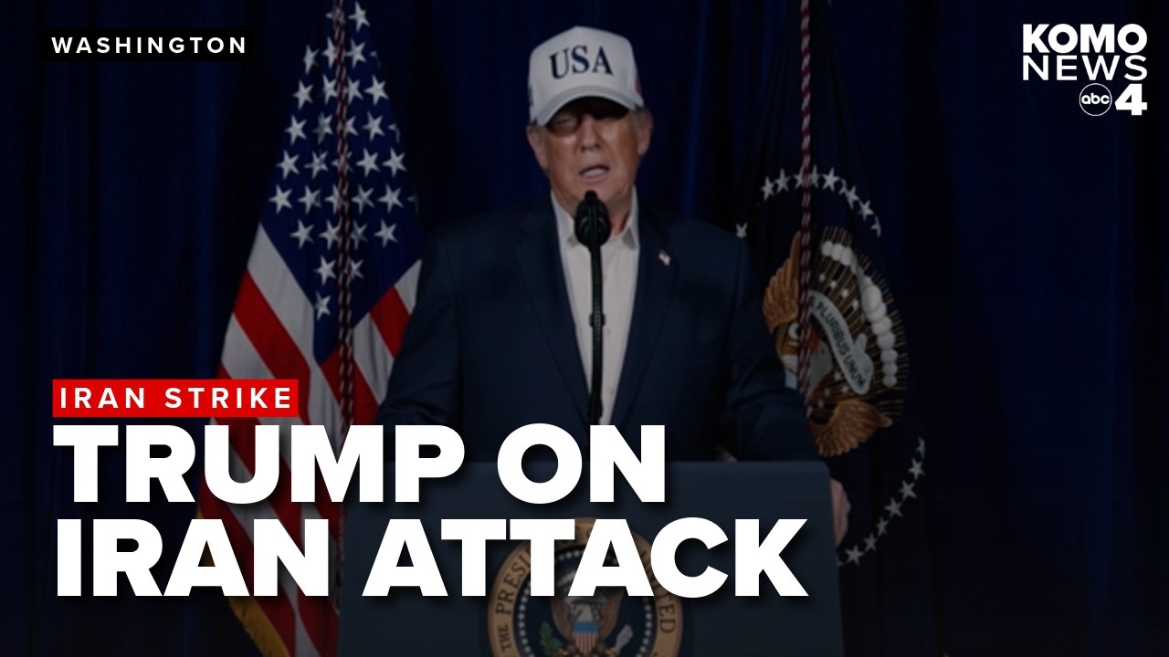 #BREAKING: President Trump speaks on Iran attack, urges Iranians to 