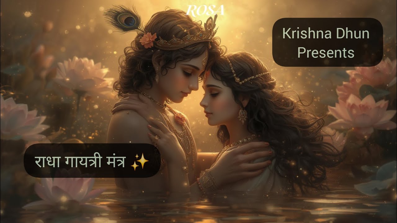 ॐ Radha Gayatri Mantra | Chant for Love, Grace & Inner Peace