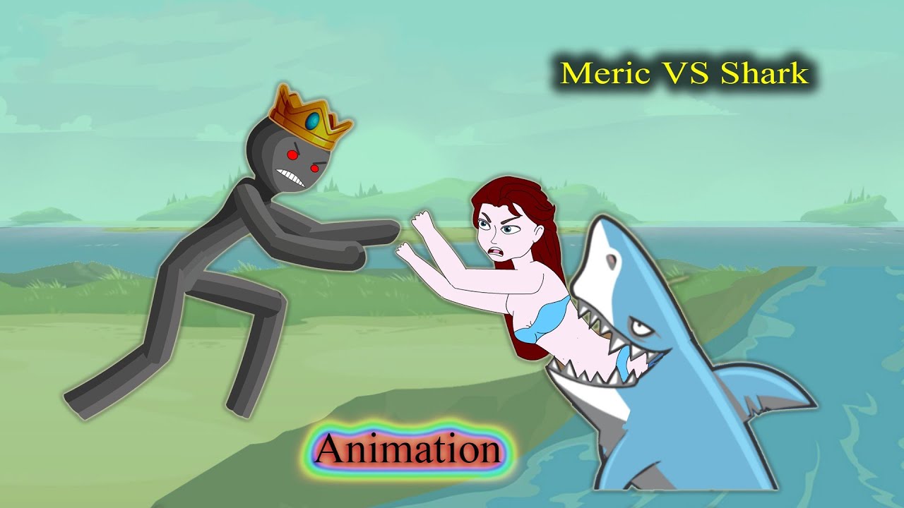 Meric Vs Powerful Shark And Statue Fighting - Funny Animation - StickWar Legacy