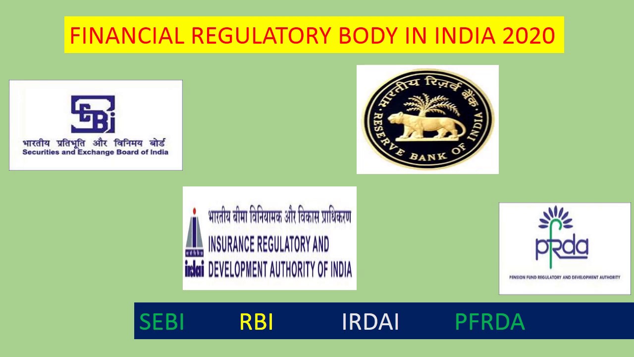 FINANCIAL REGULATORY BODY IN INDIA 2020
