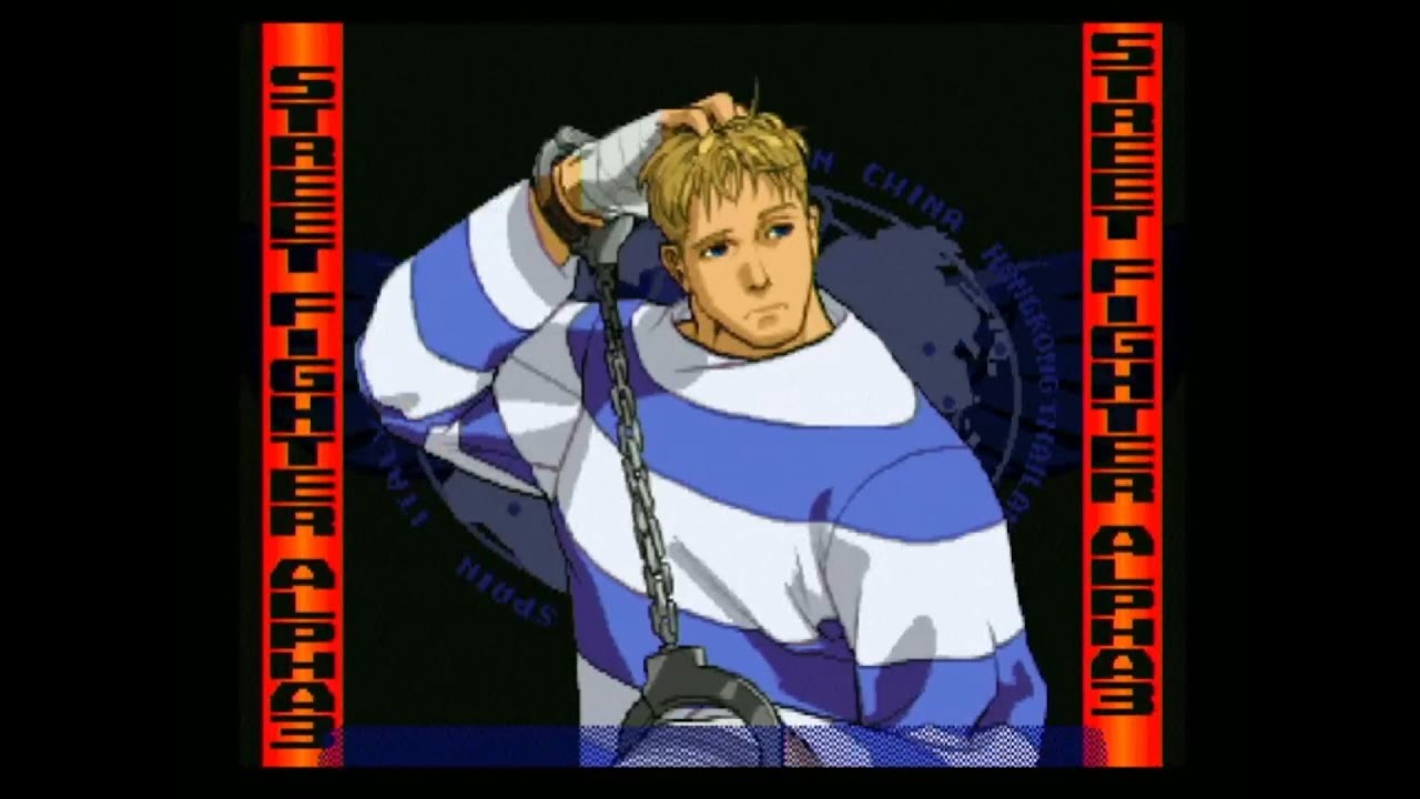 Street Fighter Alpha 3 - Cody Arcade Mode - PS2 Gameplay (No commentary)
