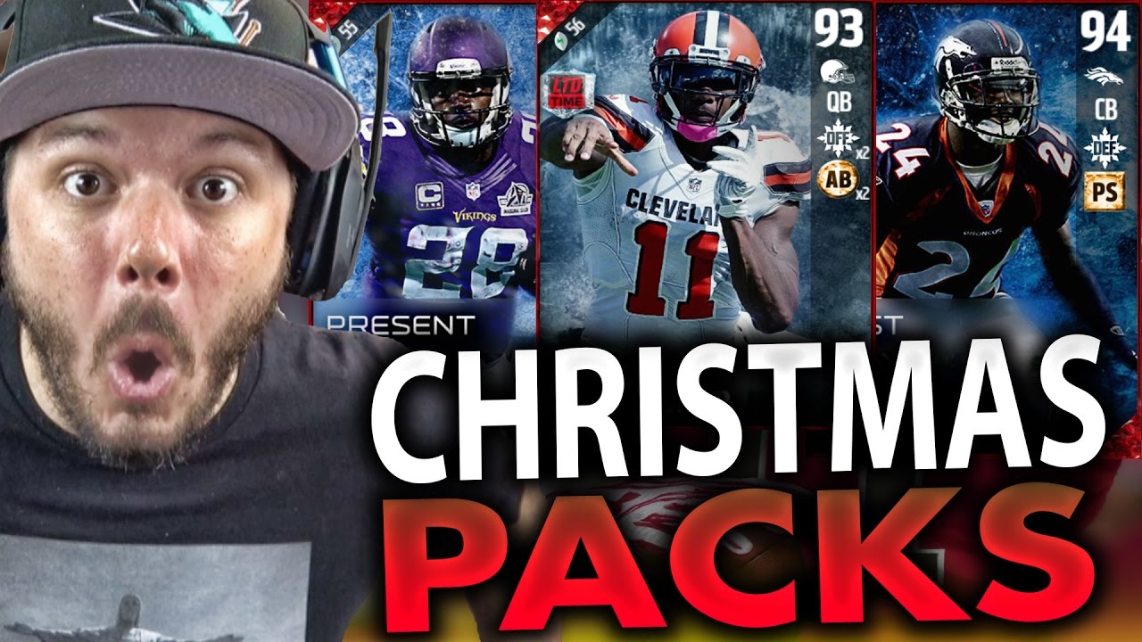 THE CHRISTMAS PROMO!! HUGE PACK OPENING  - MADDEN 17 ULTIMATE TEAM PACK OPENING