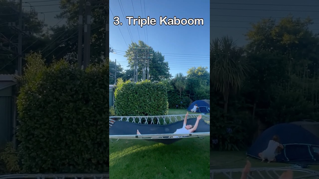 Three EASY trampoline flips ANYONE can learn!