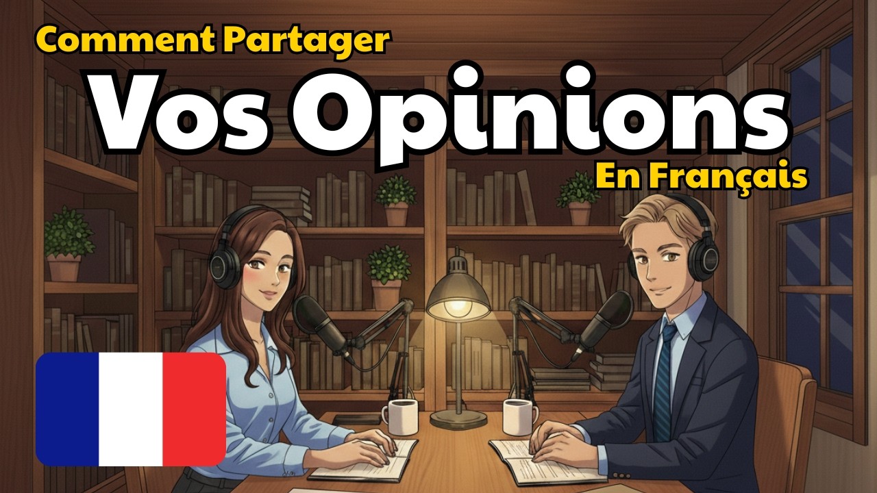 Comment partager vos opinions avec confiance en français | Podcast de français pour débutants