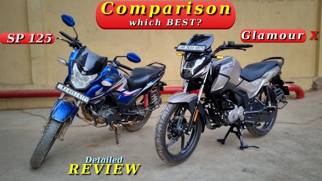 Hero Glamour X125 vs Honda SP 125 🔥 Full Comparison | Mileage, Price & Performance