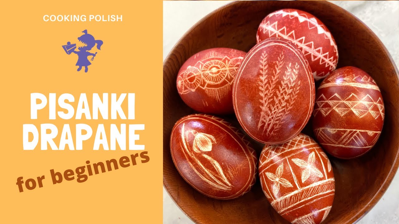 Easter Egg Scratching For Beginners - Pisanki Drapane - Polish Easter