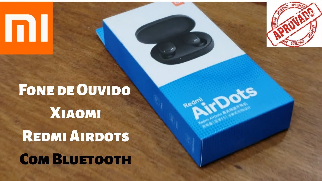 Fone de Ouvido Xiaomi Redmi Airdots Com Bluetooth