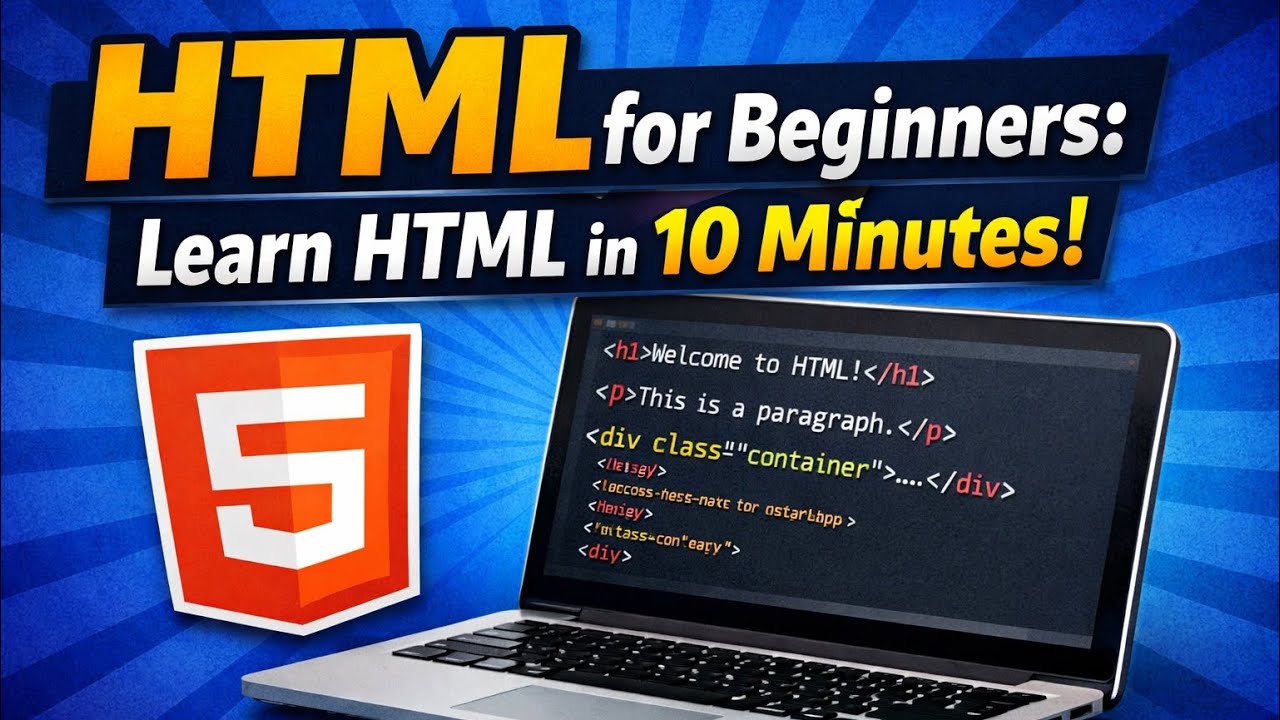 HTML for Beginners from Scratch!