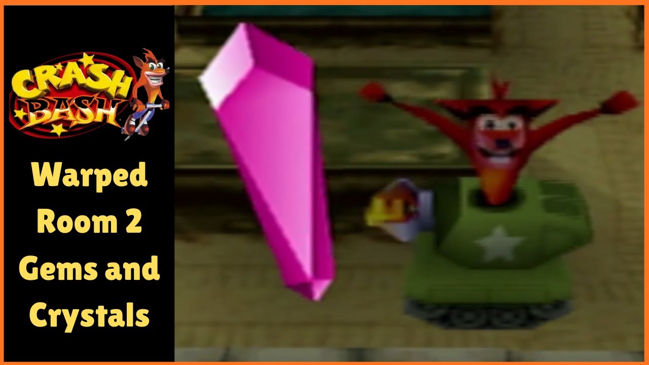 Beating Every Crash Bandicoot Game | Crash Bash (Part 4) – Warped Room 2 (Gems and Crystals)