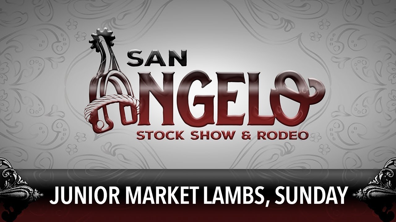 San Angelo Stock Show - Junior Market Lambs, Sunday
