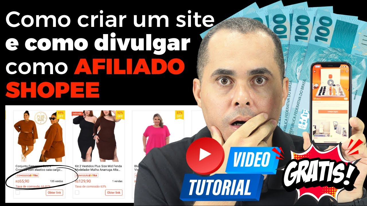 [TUTORIAL GR&Aacute;TIS] Como criar um site e como divulgar como afiliado da Shopee em 2026