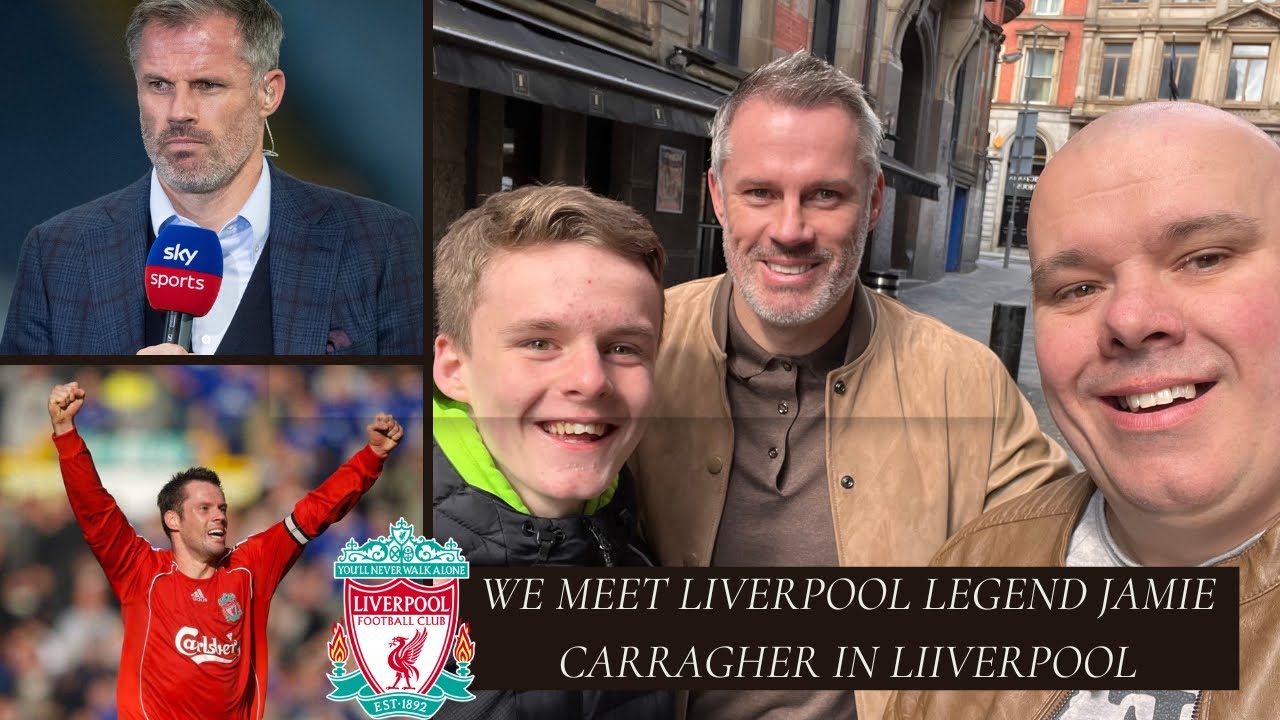 WE MEET LIVERPOOL FC LEGEND JAMIE CARRAGHER IN LIVERPOOL.