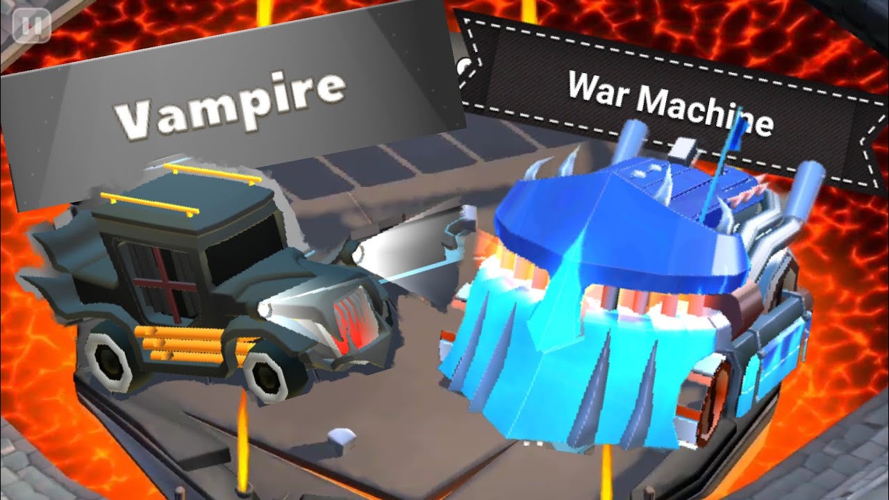 Crash of Cars - Vampire VS War Machine! (Arena Battles w/BlueBL1TZ)