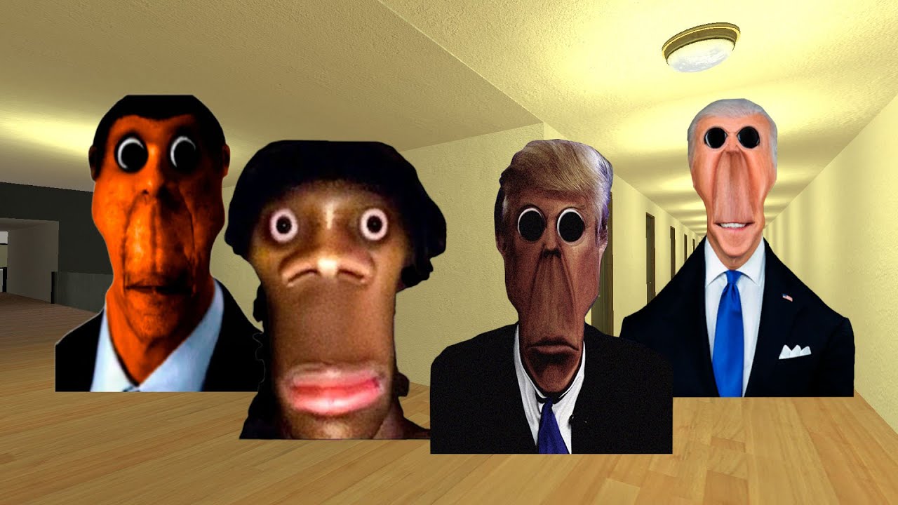 Trunga, Obunga, Joe Biden And My Name Is Aughh Nextbot in Garry’s Mod