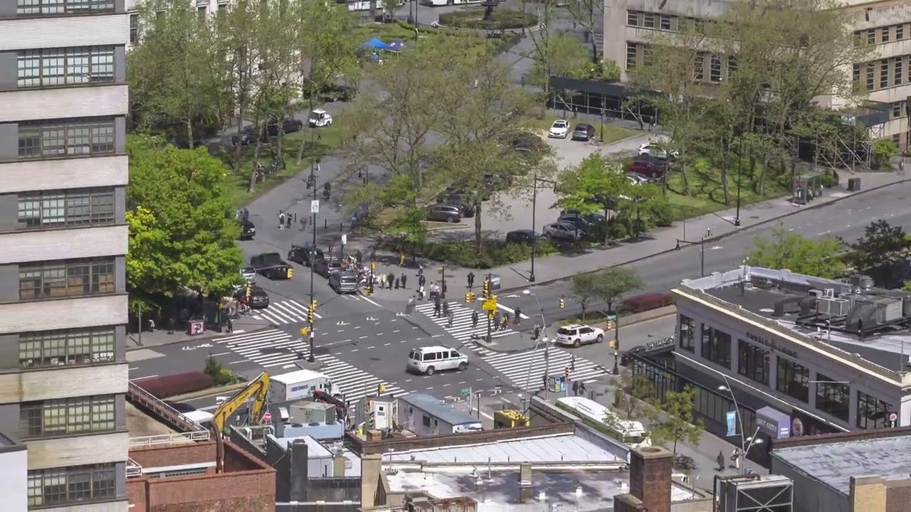 Traffic inside Manhattan timelapse | Free Stock Video Footage 4K [ No COpyright ]