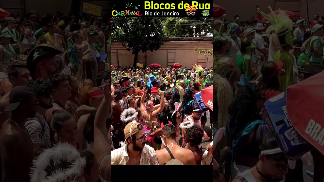 🌈🇧🇷 CARNAVAL | RIO DE JANEIRO - RJ | Bloco de Rua no Jardim Bot&acirc;nico | #carnaval #blocosderua 🎉